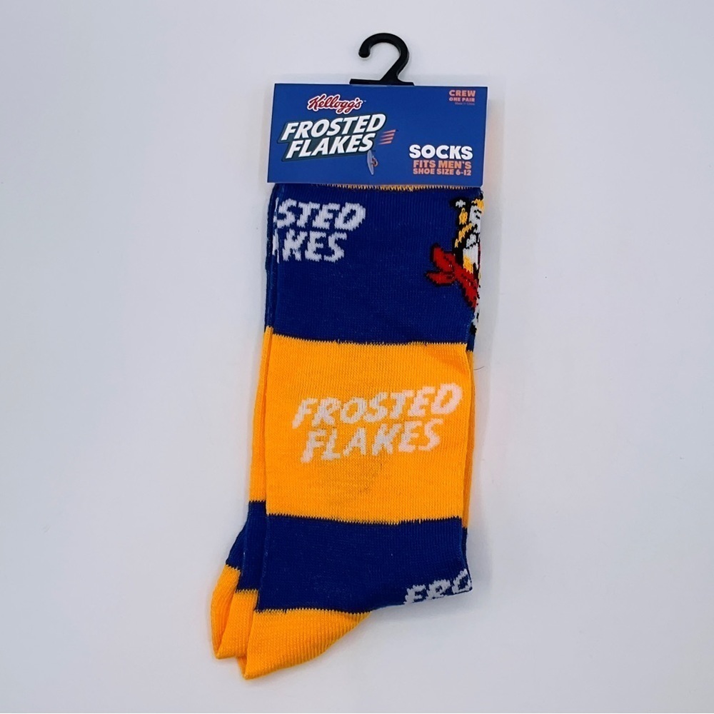 Socks Frosted Flakes Tiger Novelty Crew Crazy Fun Geek Snack Food Print Unisex